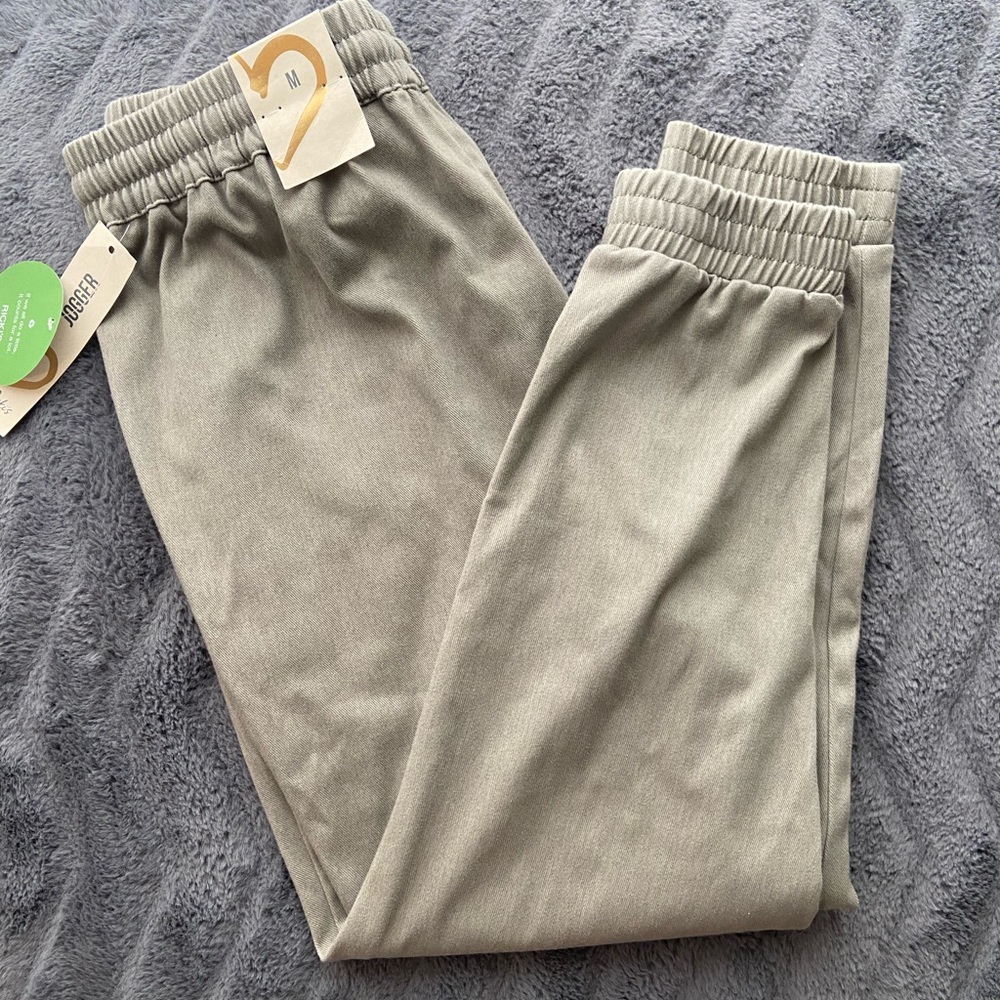 NWT Canvas Joggers